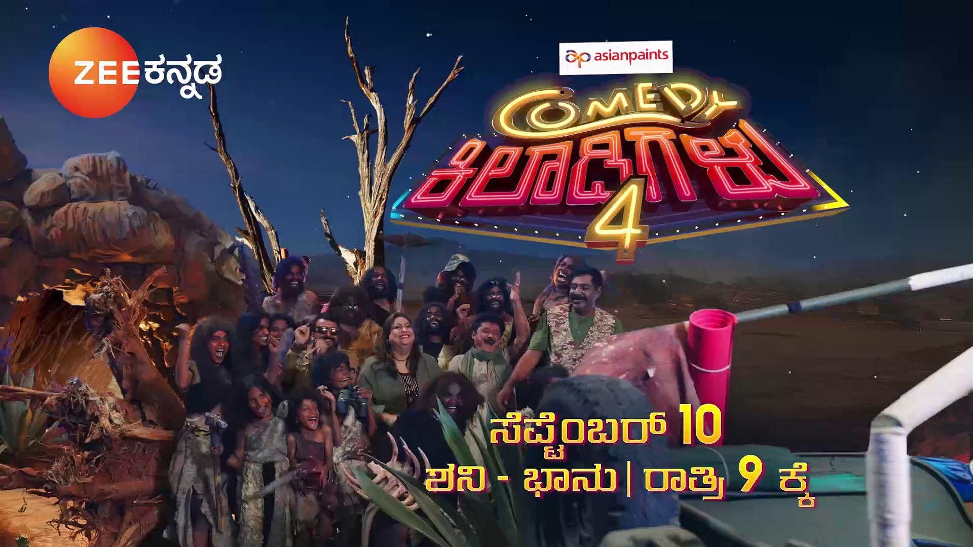 Comedy Khiladigalu Season 4 On Zee Kannada - Saturday And Sunday At 09:00 PM